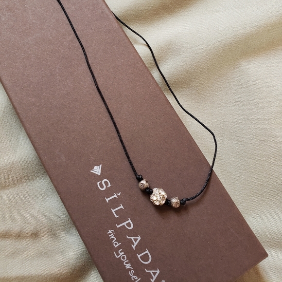 Silpada Rhinestone Bead Necklace - Picture 2 of 4